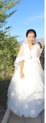 Свадебное платье капроновое