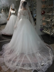 Шикарное свадебное платье 40 размер