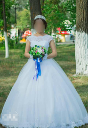 Свадебное пышное платье 